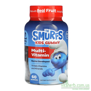 The Smurfs жувальні мультивітаміни для дітей від 3 років