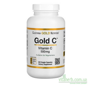 California Gold Nutrition Gold C вітамін С 500 м