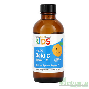 Рідкий дитячий вітамін С California Gold Nutrition Liquid Gold