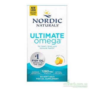 Nordic Naturals Ultimate Omega омега для дорослих