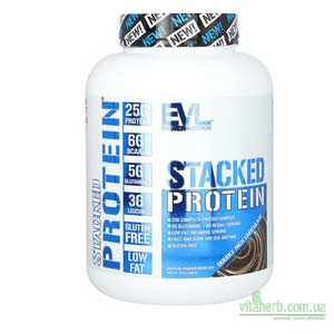 EVLution Nutrition Stacked Protein подвійний шоколад