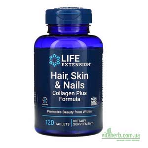 Life Extension комплекс для волосся шкіри та нігтів з iHerb