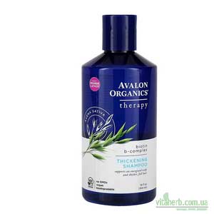 Avalon Organics шампунь для густоти волосся з біотином і комплексом вітамінів групи В iHerb