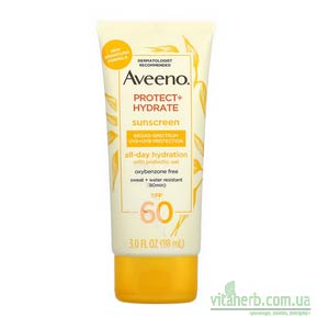 Aveeno, Protect Hydrate, Сонцезахисний засіб, SPF 60 з iHerb