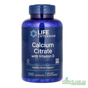 Life Extension цитрат кальцію з вітаміном D з iHerb