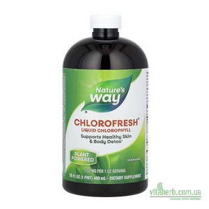 Chlorofresh рідкий хлорофіл з нейтральним смаком з iHerb