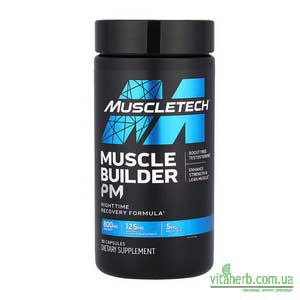 MuscleTech Muscle Builder PM нічний засіб для відновлення з iHerb