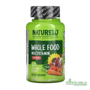 NATURELO мультивітаміни з цільних продуктів для підлітків з iHerb