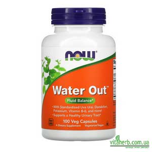 NOW Foods Water Out водний баланс проти набряків з iHerb