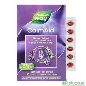 Nature's Way CalmAid клінічно досліджена лаванда з iHerb