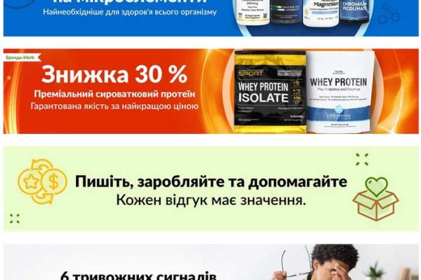 знижки тижня iHerb на початку серпня 2024