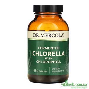 Dr Mercola ферментована хлорела з хлорофілом з iHerb