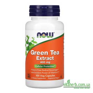 NOW Foods екстракт зеленого чаю з iHerb