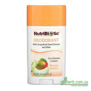 NutriBiotic дезодорант без алюмінію і парабенів з iHerb