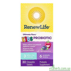 Renew Life Ultimate Flora пробіотик для дітей з iHerb