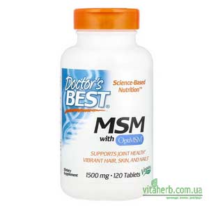 Doctor's Best МСМ з OptiMSM з iHerb