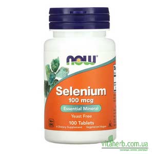 NOW Foods селен 100 мкг з iHerb