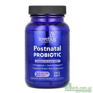 LoveBug Probiotics пробіотики для післяпологового періоду з iHerb