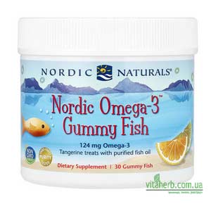 Nordic Naturals Nordic Omega-3 жувальні таблетки зі смаком мандарина з iHerb