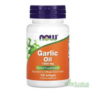 NOW Foods часникова олія з iHerb