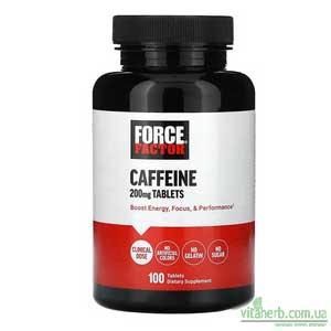 Force Factor кофеїн з iHerb