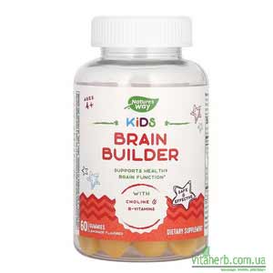 Nature's Way Kids Brain Builder засіб для підтримки роботи мозку з iHerb