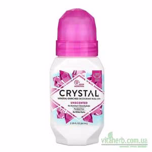 CRYSTAL збагачений мінералами кульковий дезодорант з iHerb